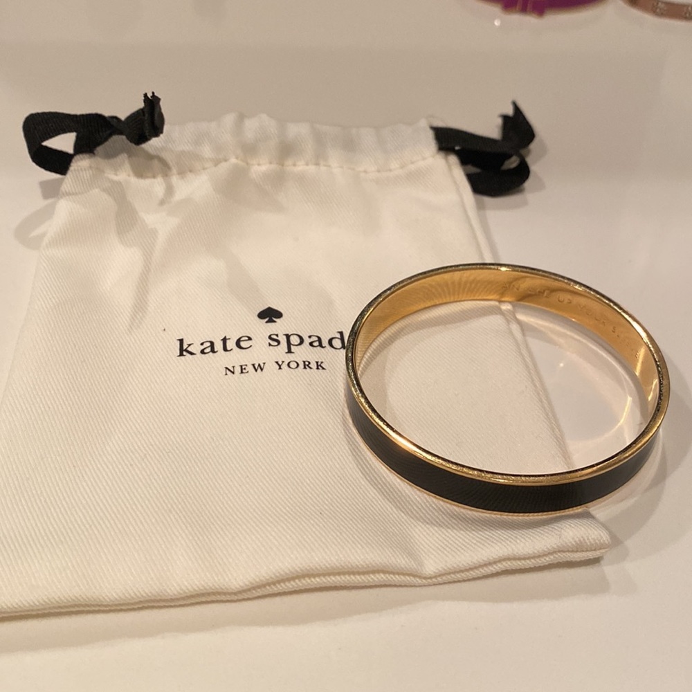 Kate spade black bangle